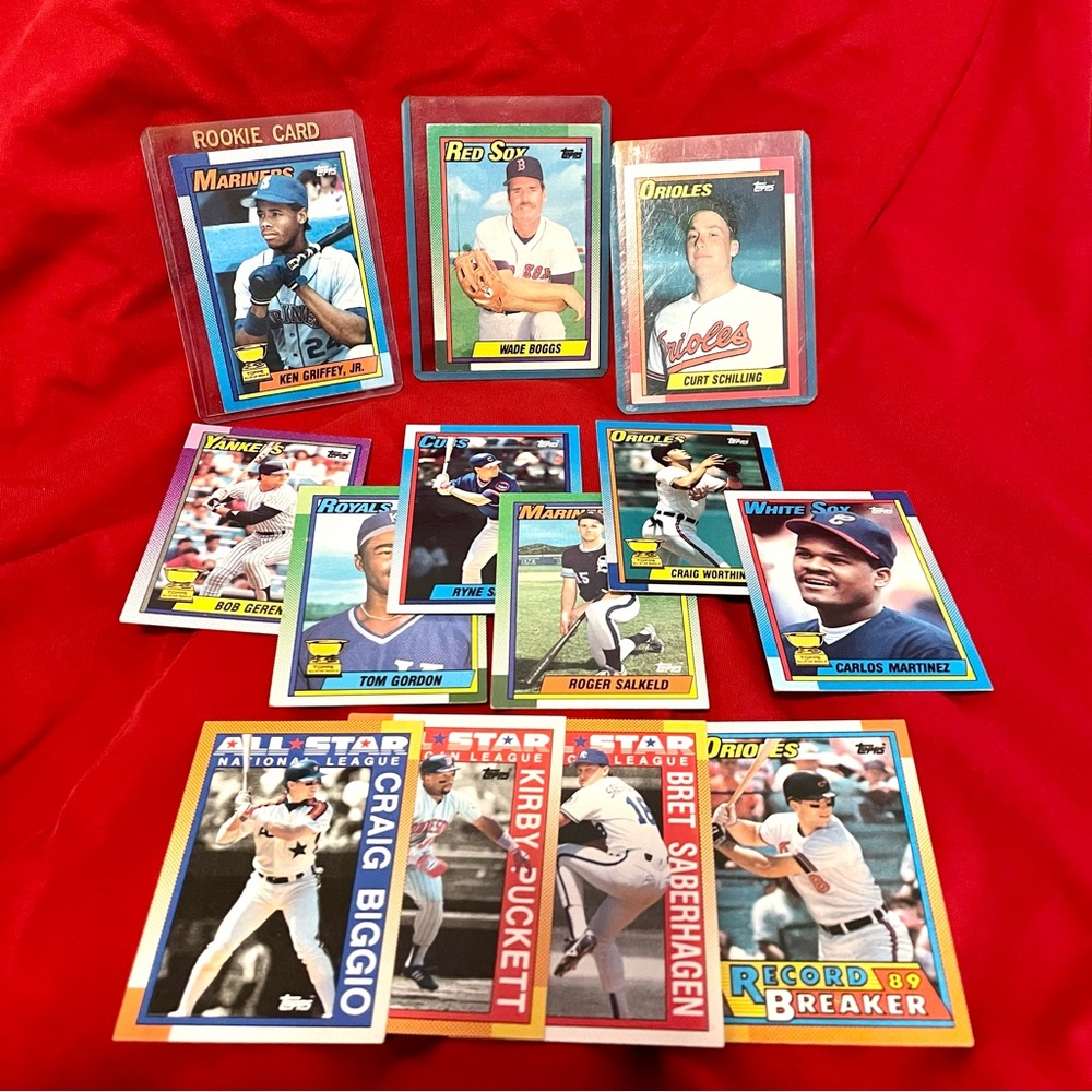 Topps MLB 1990 Collected Set (13 Cards)
